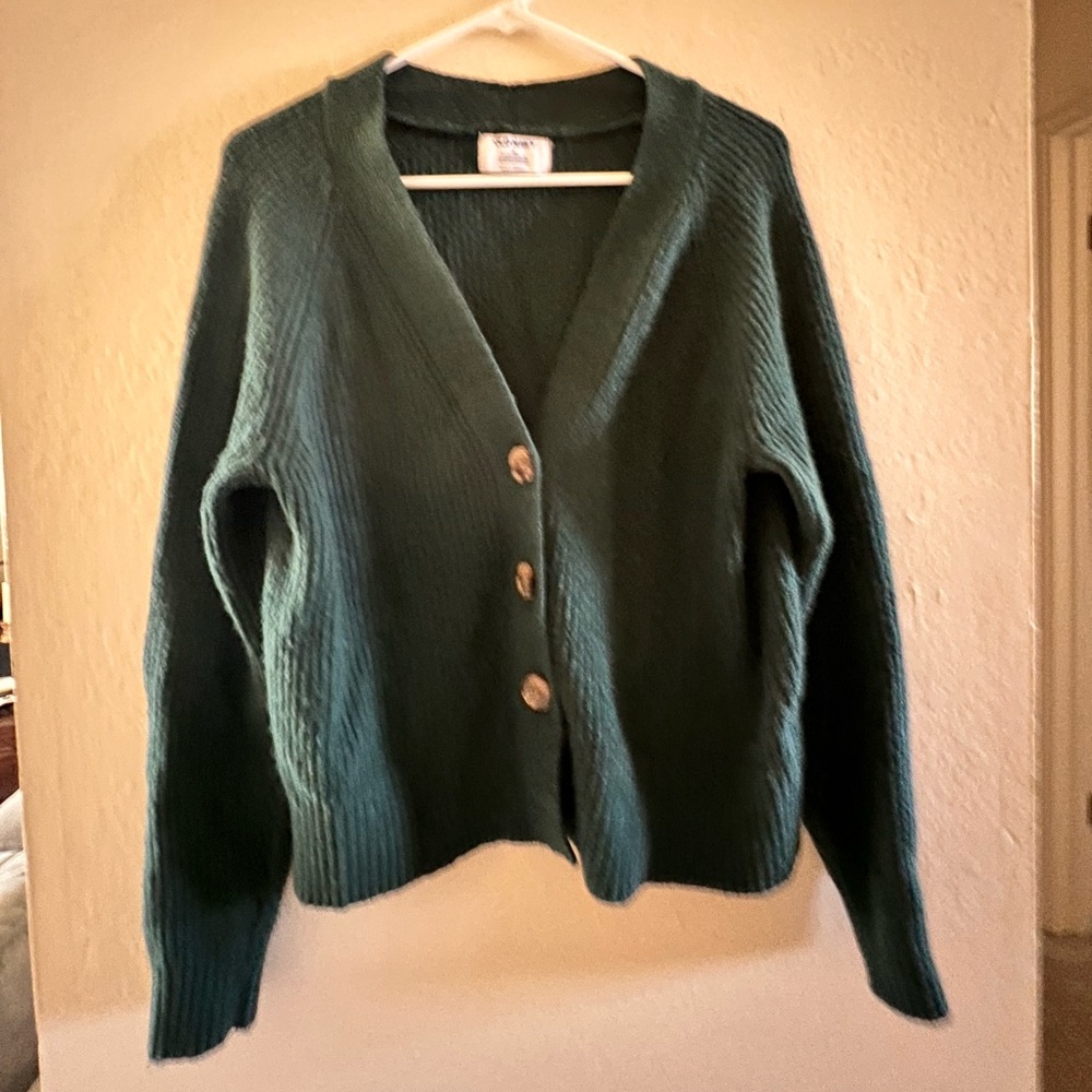 Deep Teal Old Navy cardigan